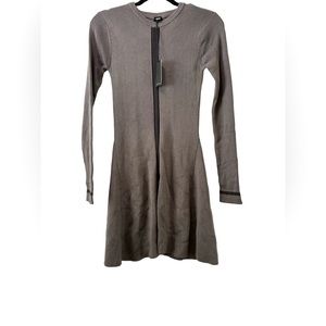 Monrow Knit Sweater Dress NWT Womens Size Small Long Sleeve Stretchy  Dress Flaw